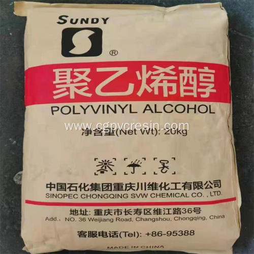 Sinopec Chuanwei Sundy PVA For Cement Adhesive